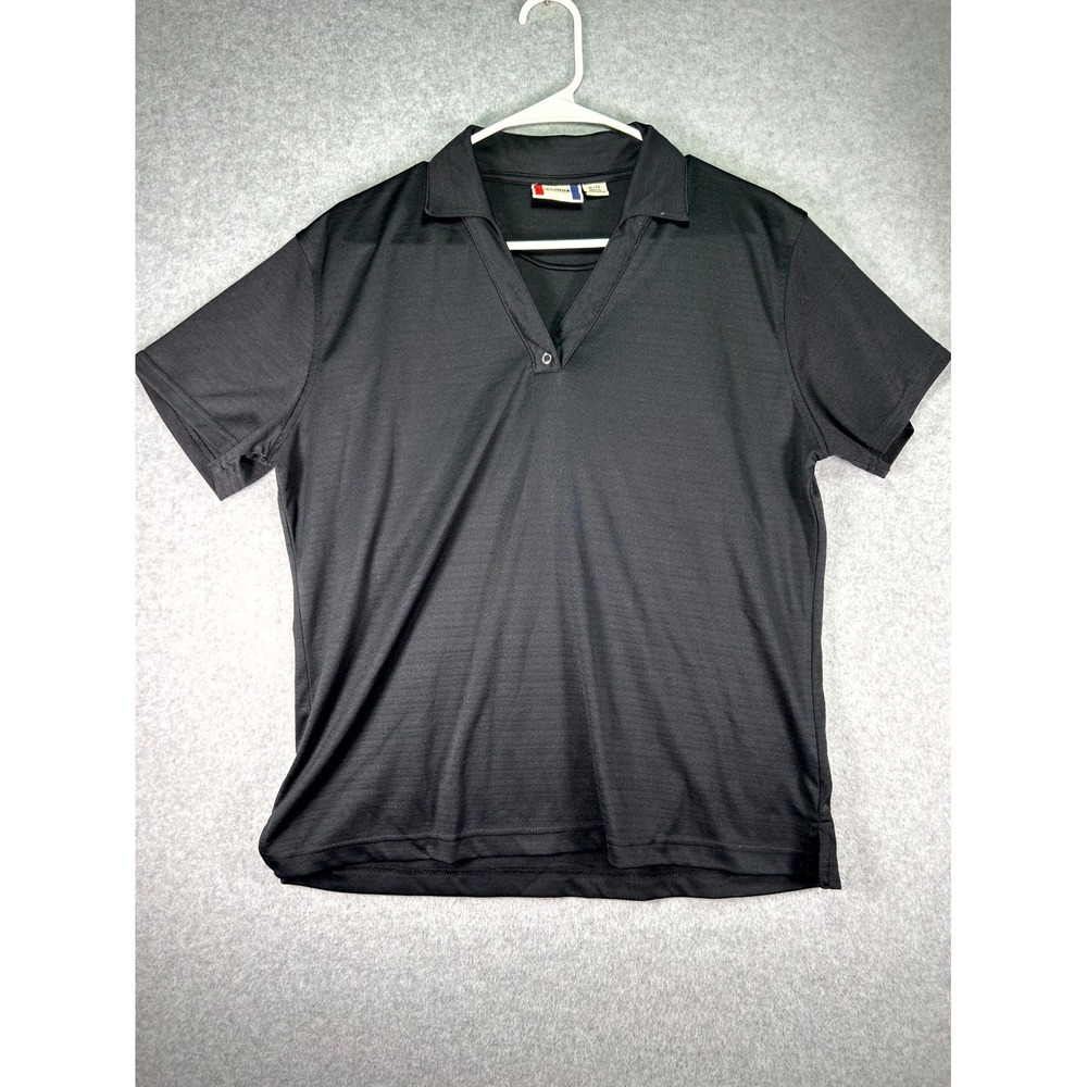 Clique Polo Shirt Mens XL Black Golf Performance Tennis Sport Short Sleeve